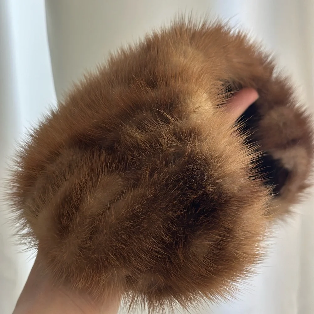 Vintage fur head band medium size - Picture 11 of 16